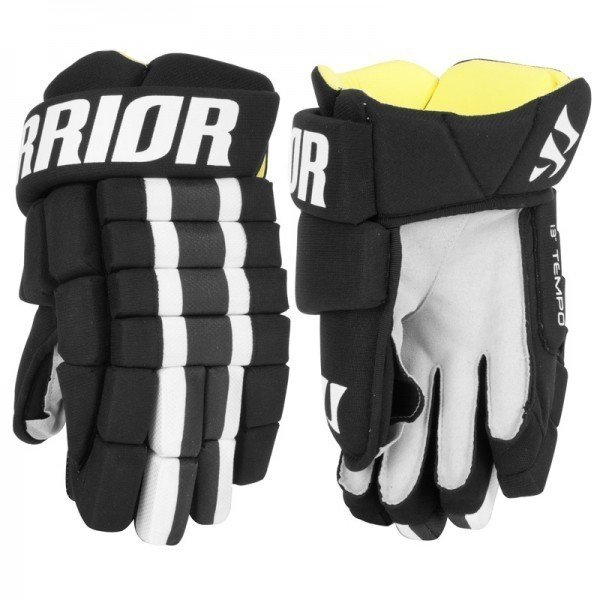 Černé hokejové rukavice - senior Tempo, Warrior - velikost 12"