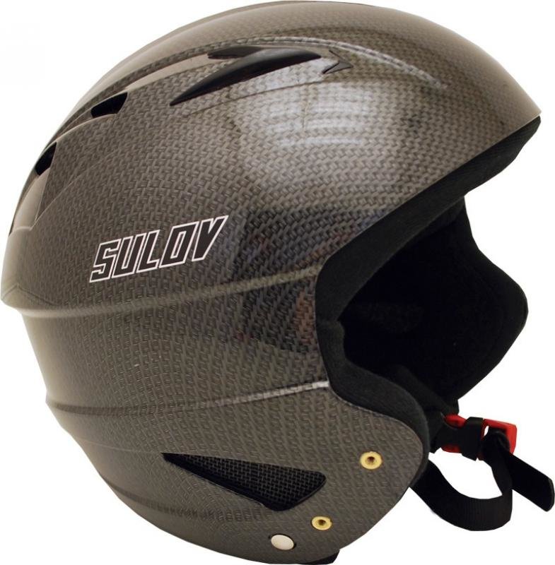 Černá lyžařská helma Sulov - velikost 53-54 cm