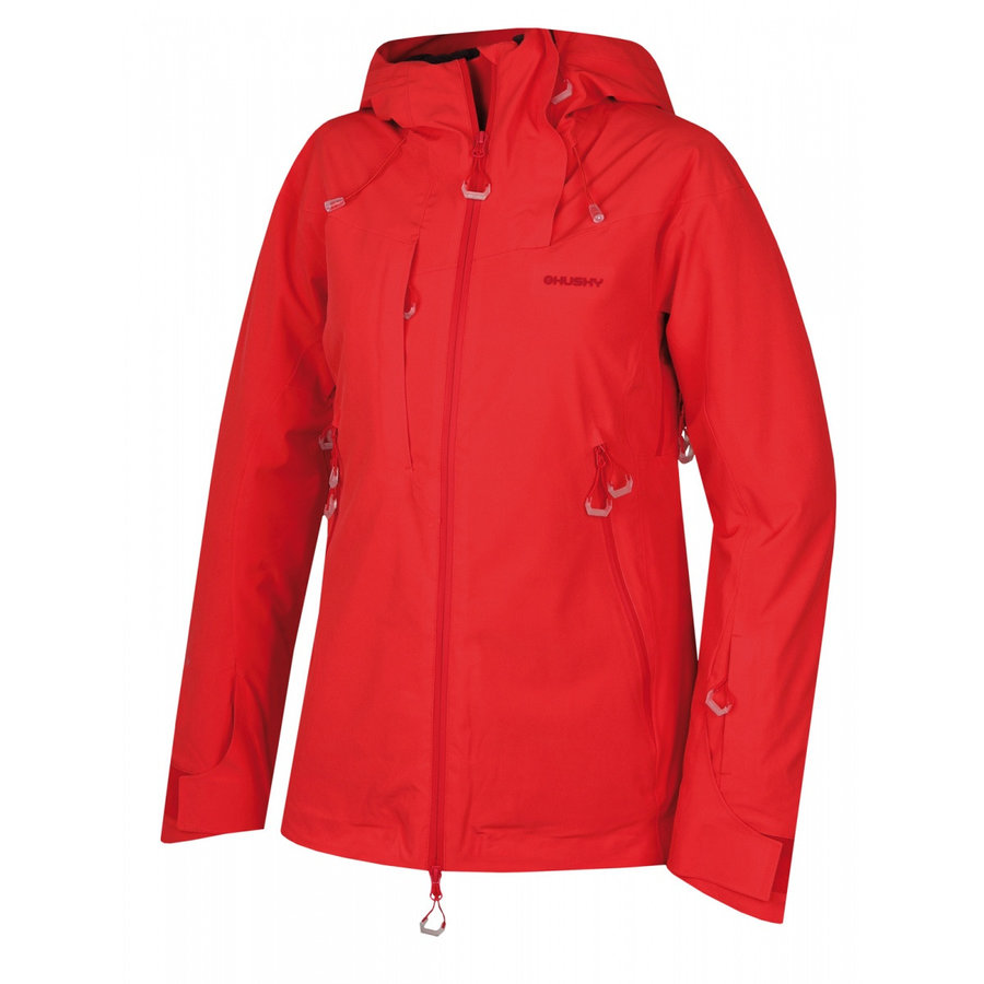 Červená dámská lyžařská bunda Husky