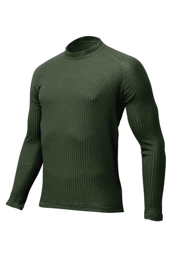 Zelené pánské termo tričko s dlouhým rukávem Lasting