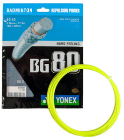 Badmintonový výplet Micron BG80, Yonex - průměr 0,68 mm