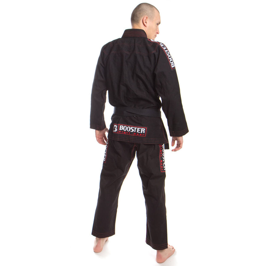 Černé kimono na jiu-jitsu Booster