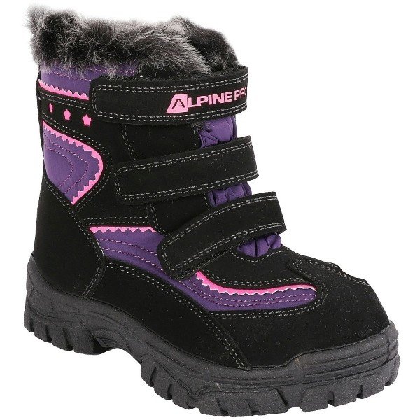 Fialové dívčí zimní boty Alpine Pro