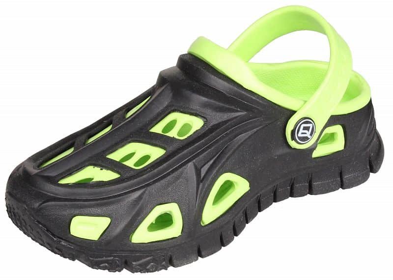 Černo-zelené dětské pantofle Aqua-Speed - velikost 25 EU