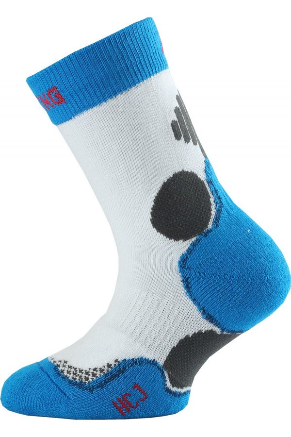 Bílé dětské hokejové ponožky HCJ 005, Lasting - velikost 24-28 EU