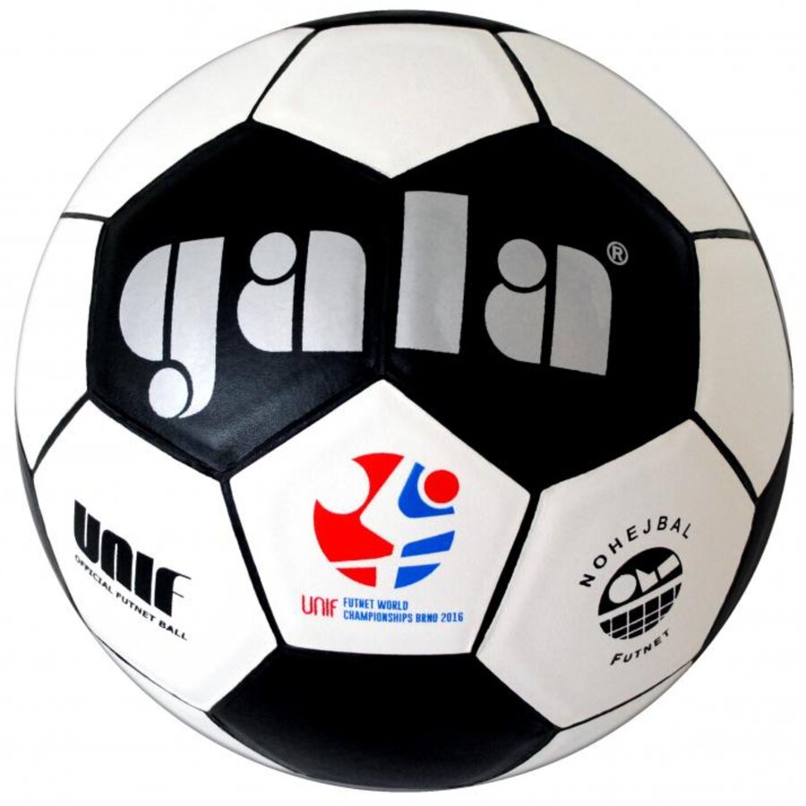 Bílo-černý nohejbalový míč Gala - velikost 5