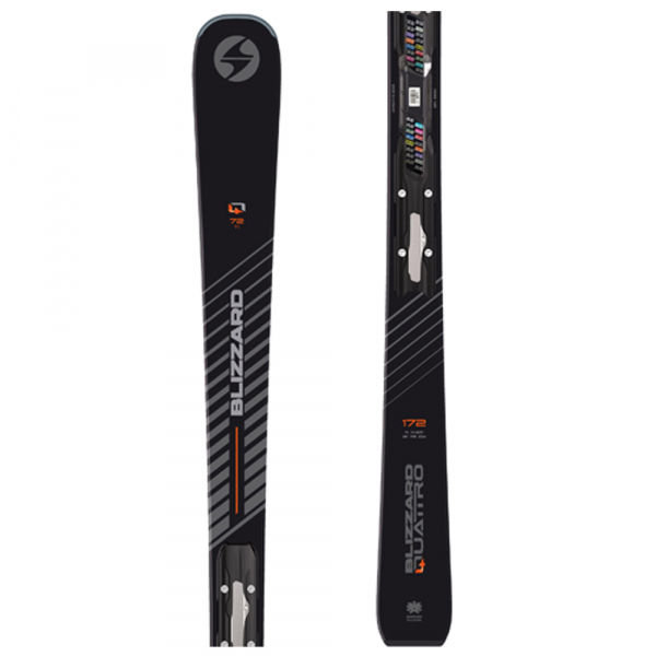 Černé lyže bez vázání Blizzard - délka 172 cm