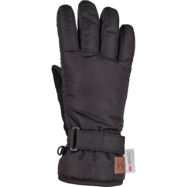 Černé dámské lyžařské rukavice Willard - velikost M