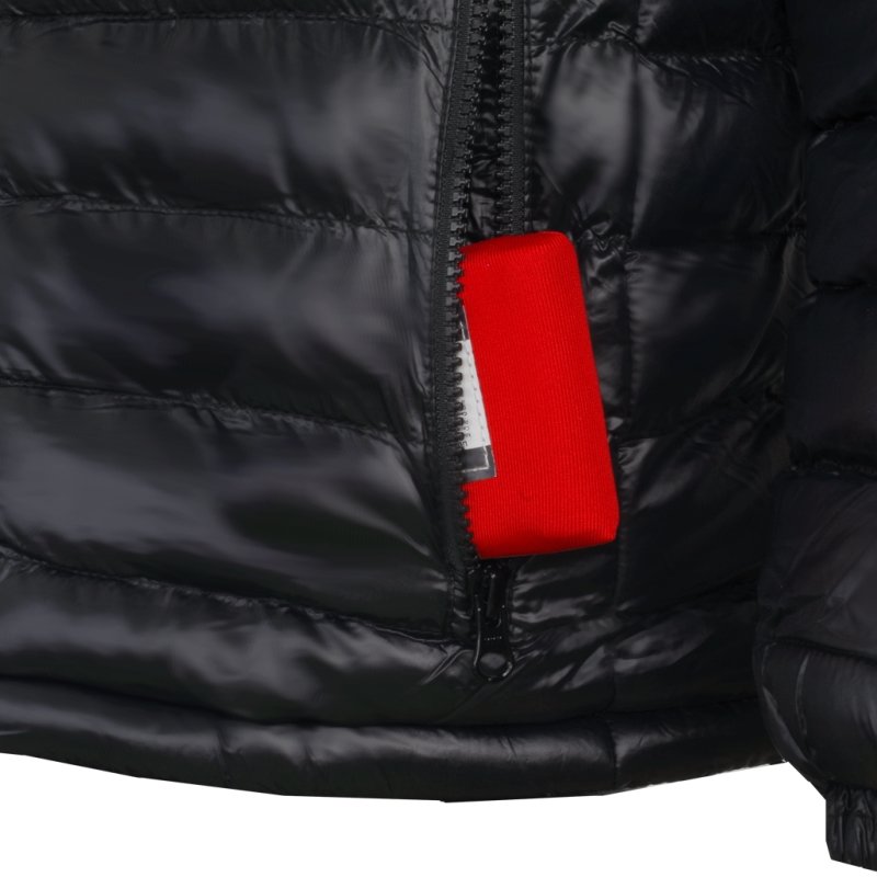 Černá zimní pánská bunda s kapucí Glovii - velikost XL