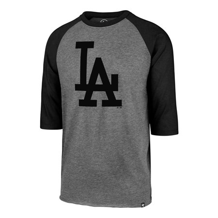 Černo-šedé pánské tričko s krátkým rukávem "Los Angeles Dodgers", 47 Brand - velikost XL