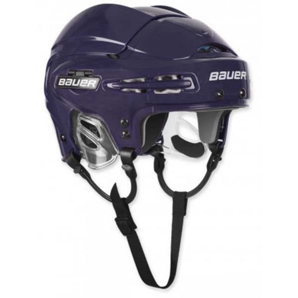 Modrá hokejová helma Bauer
