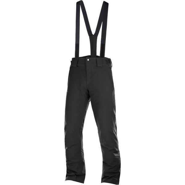 Černé pánské lyžařské kalhoty Salomon - velikost M