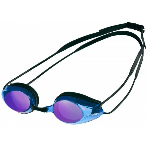 Černo-modré závodní plavecké brýle Arena