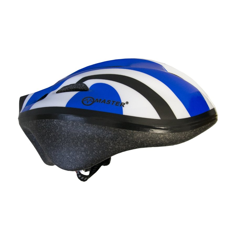 Modrá dětská cyklistická helma Master - velikost 51-56 cm