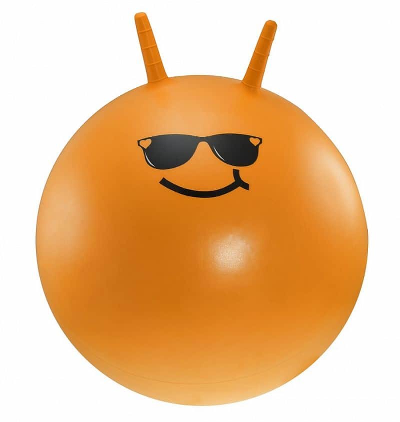 Oranžový skákací míč Lifefit - průměr 55  cm