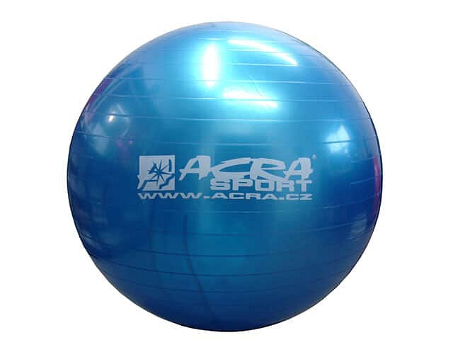 Modrý gymnastický míč Acra