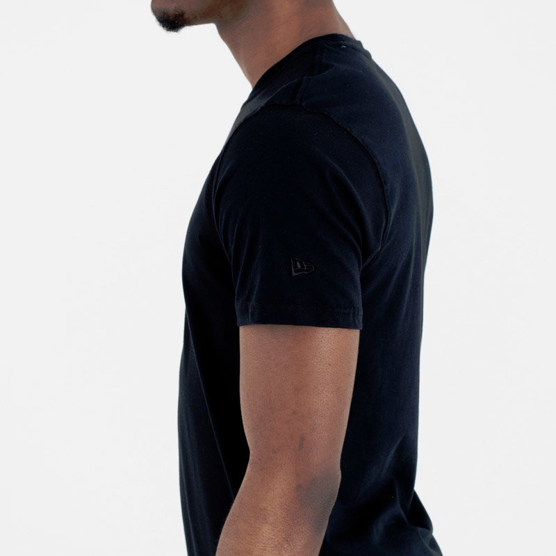 Černé pánské tričko s krátkým rukávem &amp;quot;Chicago Bulls&amp;quot;, New Era - velikost S