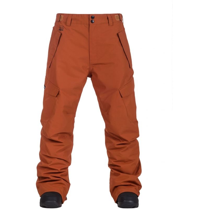 Oranžové pánské snowboardové kalhoty Horsefeathers - velikost L