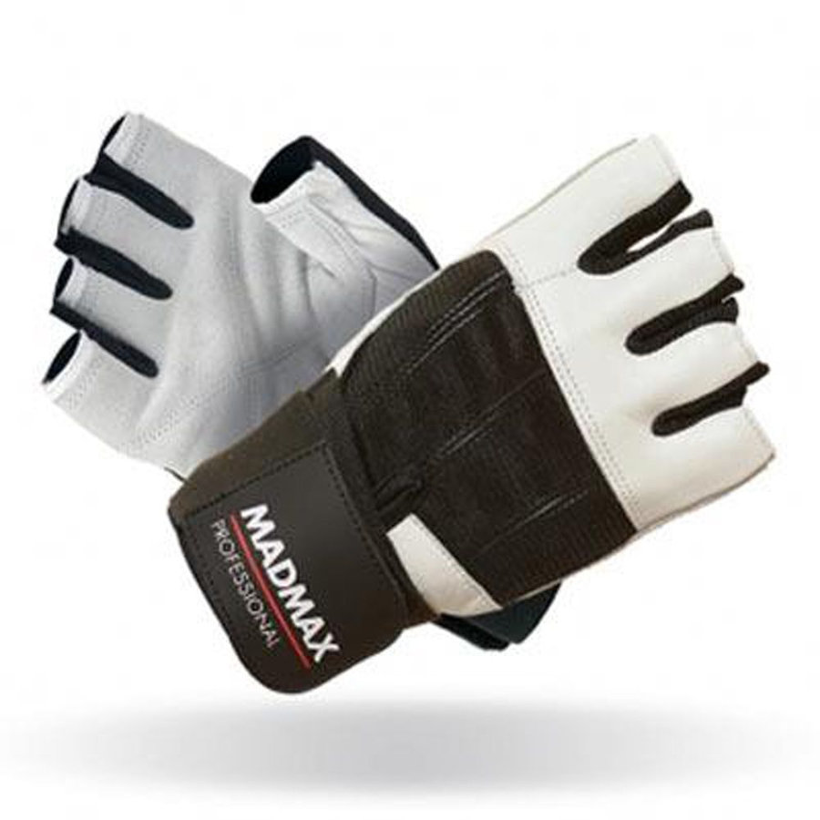 Bílo-černé fitness rukavice Mad Max