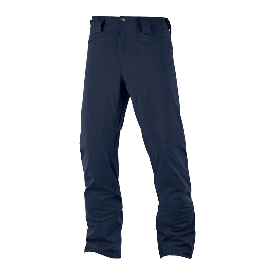 Modré pánské lyžařské kalhoty Salomon - velikost L