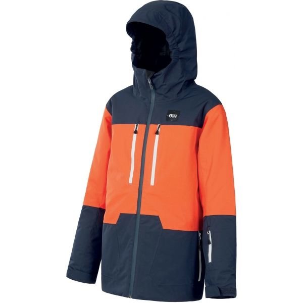 Oranžová chlapecká lyžařská bunda Picture