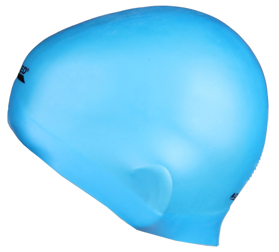Modrá pánská nebo dámská plavecká čepice RACER, Aqua-Speed