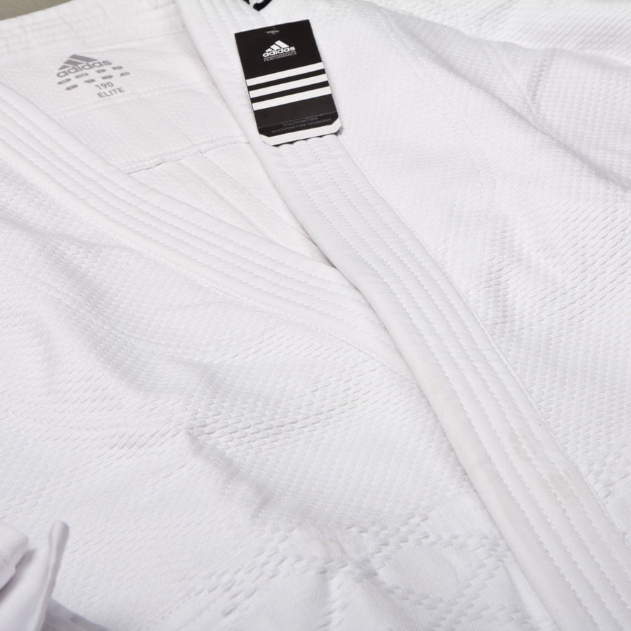 Bílé kimono na judo Adidas - velikost 155