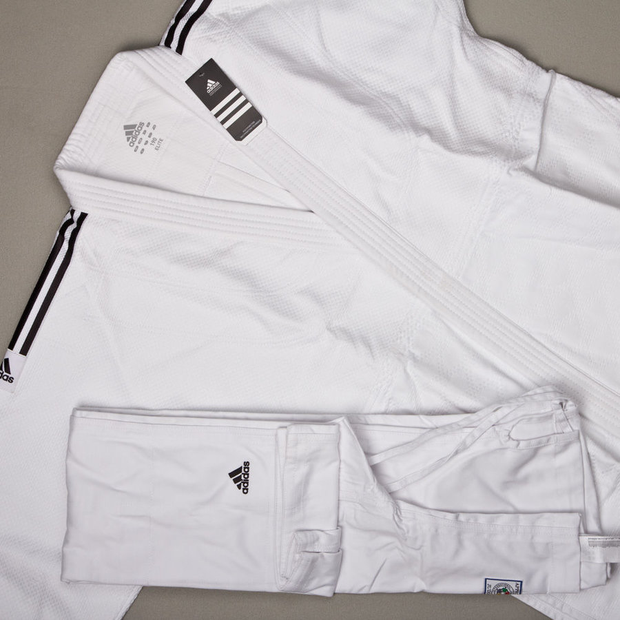 Bílé kimono na judo Adidas - velikost 150