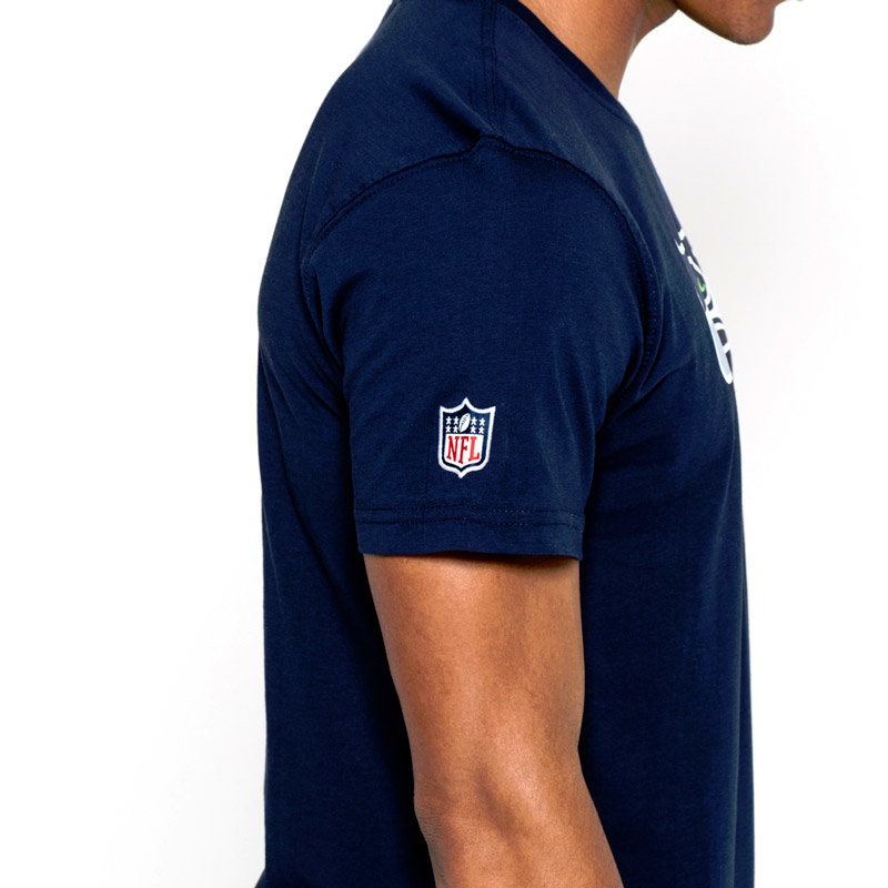 Modré pánské tričko s krátkým rukávem &amp;quot;Seattle Seahawks&amp;quot;, New Era - velikost S