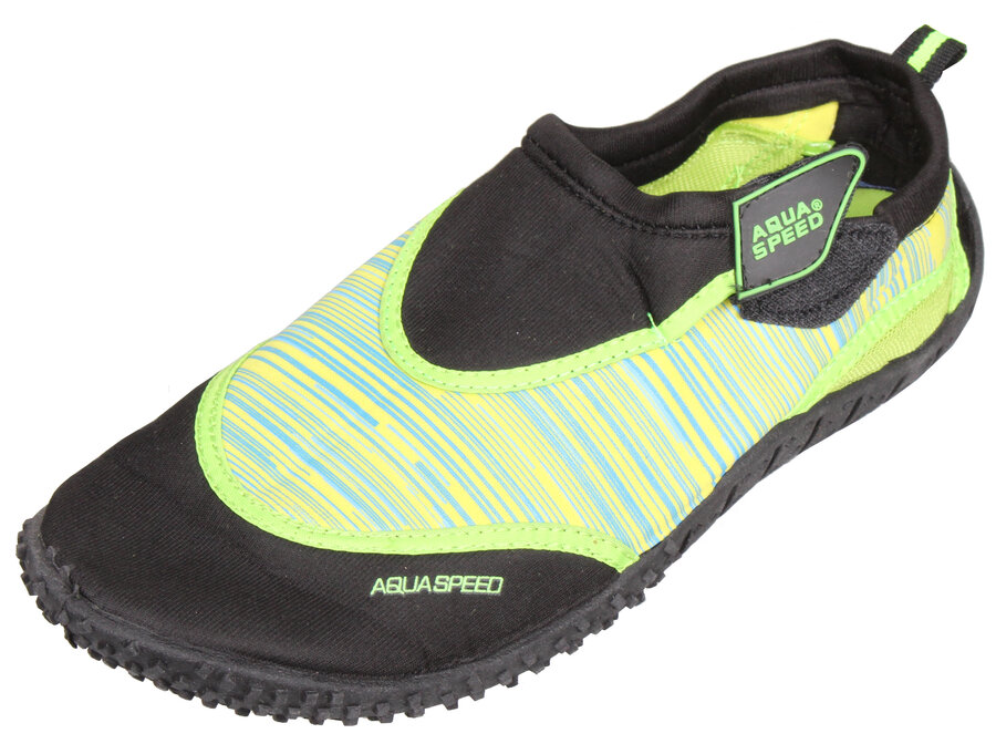 Černo-zelené boty do vody Jadran 2, Aqua-Speed - velikost 35 EU