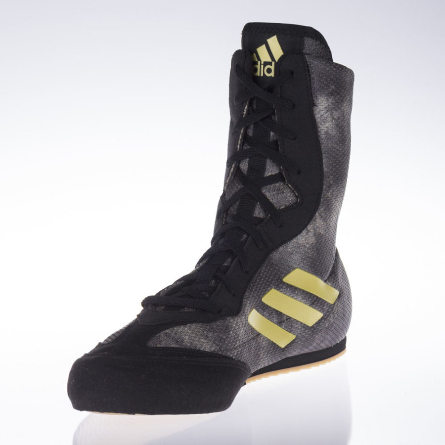 Černé boxerské boty Bog Hog Plus, Adidas - velikost 45,5 EU
