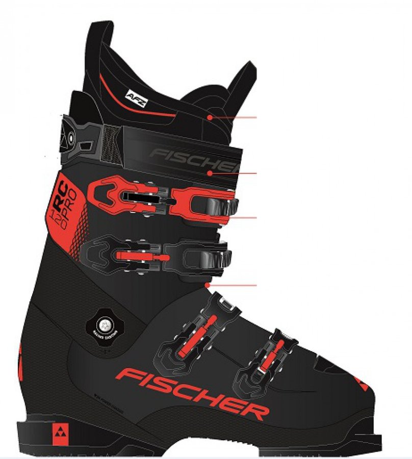 Pánské lyžařské boty Fischer - velikost vnitřní stélky 27,5 cm
