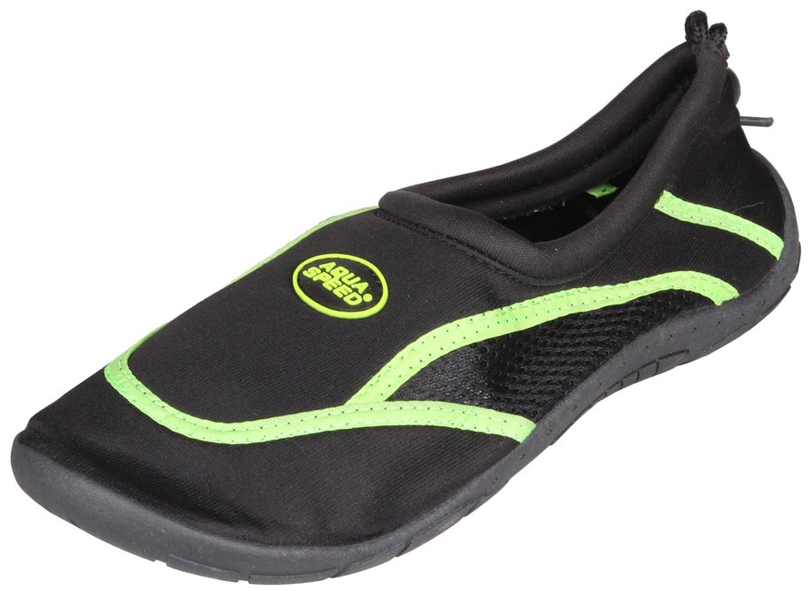 Černo-zelené boty do vody Jadran 3, Aqua-Speed - velikost 40 EU
