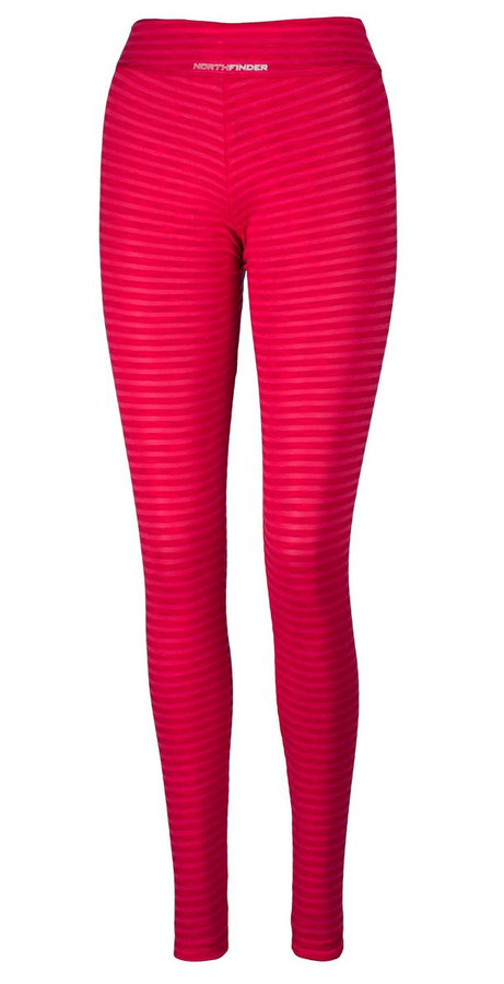 Červené dámské funkční kalhoty NorthFinder - velikost XL