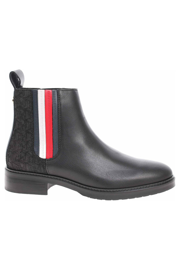 Černé dámské zimní boty Tommy Hilfiger - velikost 38 EU