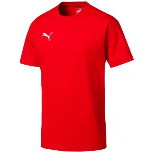 Červené pánské tričko s krátkým rukávem Puma