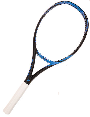 Modrá tenisová raketa Yonex