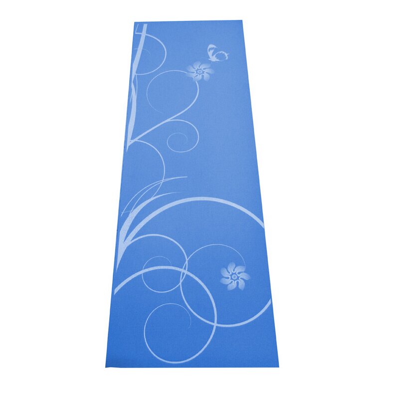 Modrá podložka na cvičení Yoga Matte, Spartan - tloušťka 0,4 cm