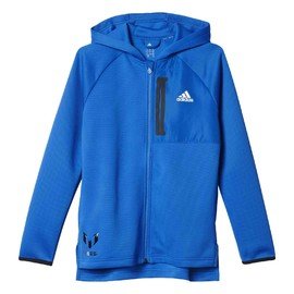 Modrá chlapecká mikina s kapucí Adidas - velikost 176