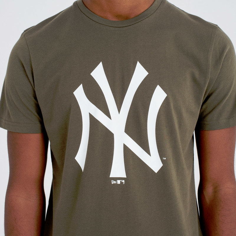 Zelené pánské tričko s krátkým rukávem &amp;quot;New York Yankees&amp;quot;, New Era - velikost L