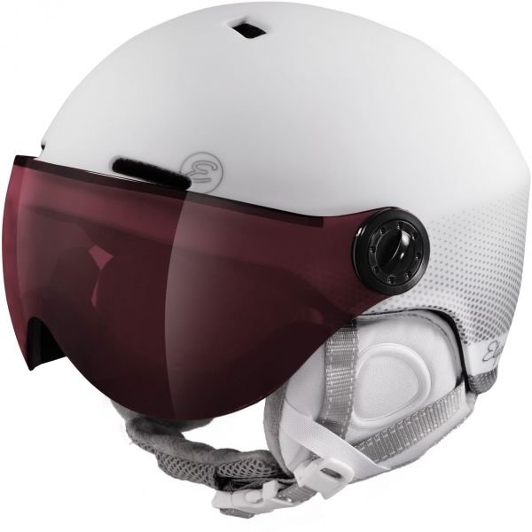 Bílá dámská lyžařská helma Etape