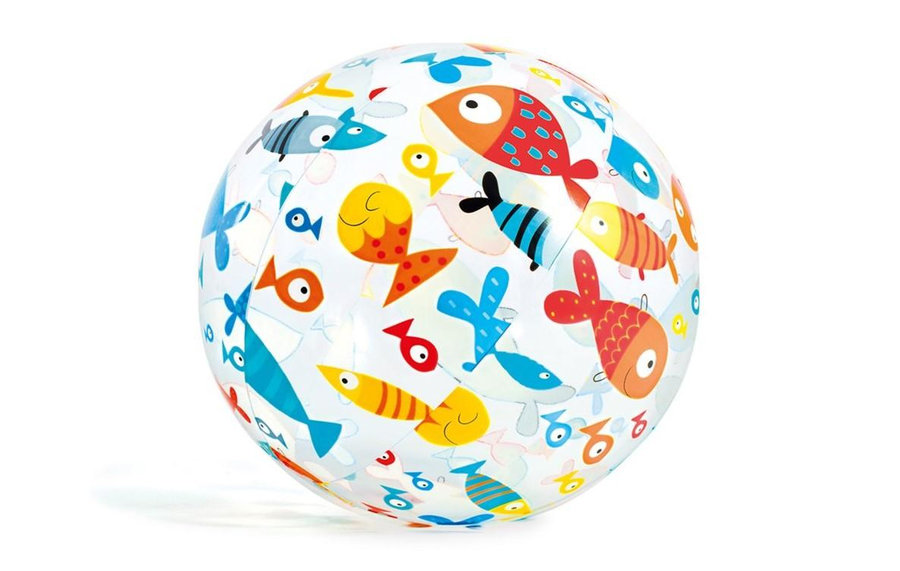 Plážový míč - Nafukovací plážový míč Intex 59040 51 cm rybičky