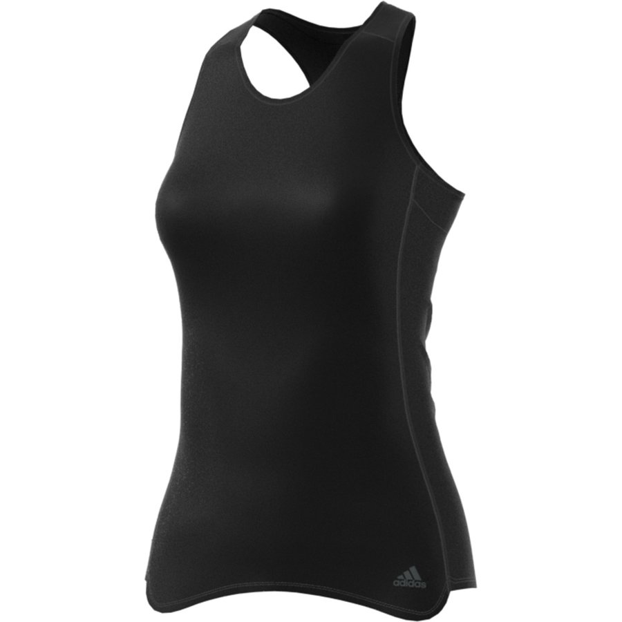 Černé dámské běžecké tílko Adidas - velikost M