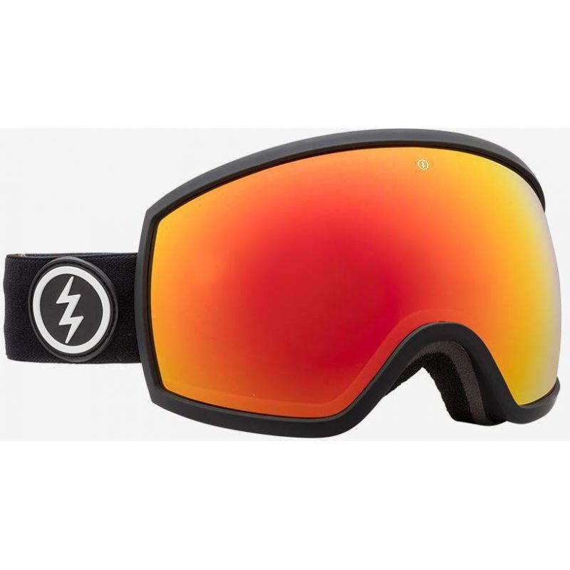 Černé brýle na snowboard Electric