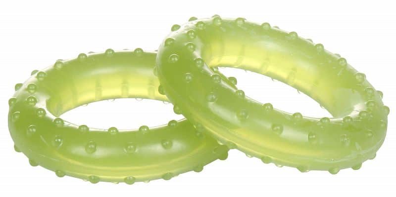 Zelený gumový posilovač - průměr 7 cm