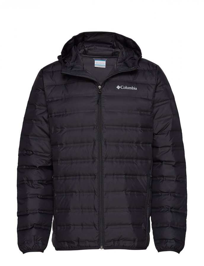 Černá zimní pánská bunda s kapucí Columbia - velikost L