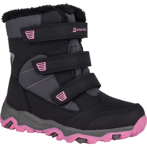Černé chlapecké zimní boty Alpine Pro - velikost 29 EU