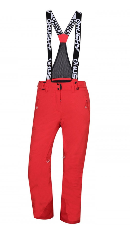 Červené dámské lyžařské kalhoty Husky