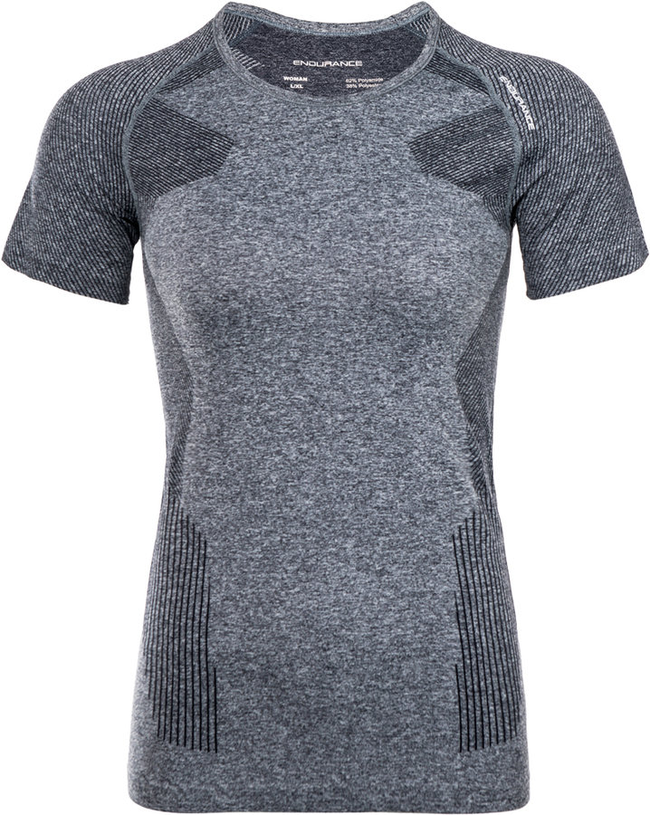 Šedé dámské tričko s krátkým rukávem Endurance