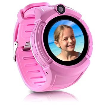 Růžové chytré hodinky Guard Kid+, Carneo